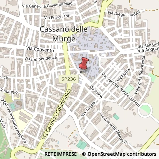 Mappa Via Maresciallo d'Italia Luigi Cadorna,  56, 70020 Cassano delle Murge, Bari (Puglia)