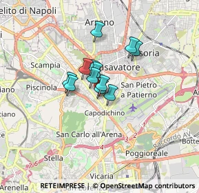 Mappa Piazza Giovanni XXIII, 80144 Napoli NA, Italia (1.05083)