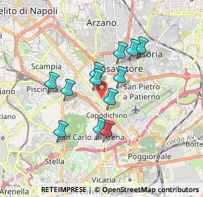 Mappa Piazza Giovanni XXIII, 80144 Napoli NA, Italia (1.49667)