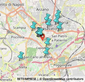 Mappa Piazza Giovanni XXIII, 80144 Napoli NA, Italia (1.36857)