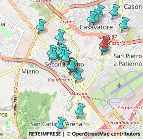 Mappa Traversa II Fosso del Lupo, 80144 Napoli NA, Italia (0.962)