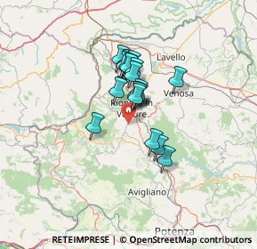 Mappa Via Vulture, 85020 Atella PZ, Italia (9.632)