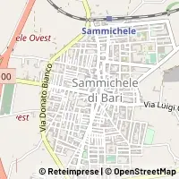 지도 Sammichele di Bari