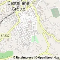 Mapa Castellana Grotte