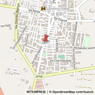 Mappa Via Armando Diaz, 27, 70010 Sammichele di Bari, Bari (Puglia)