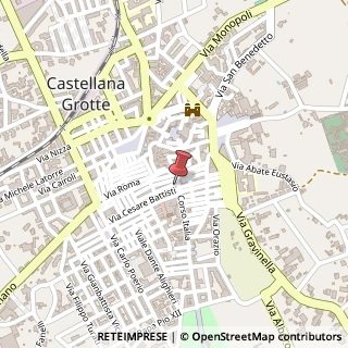Mappa Via Cesare Battisti, 2, 70013 Castellana Grotte, Bari (Puglia)