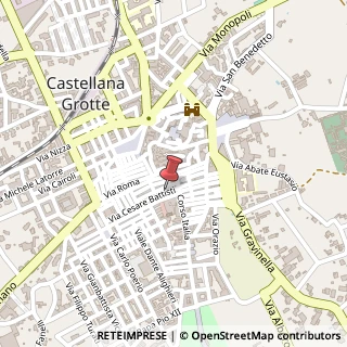 Mappa Via Cesare Battisti, 16, 70013 Castellana Grotte, Bari (Puglia)