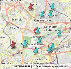 Mappa Via Comunale Vecchia di Miano, 80144 Napoli NA, Italia (2.39692)