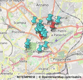 Mappa Via Comunale Vecchia di Miano, 80144 Napoli NA, Italia (1.1365)