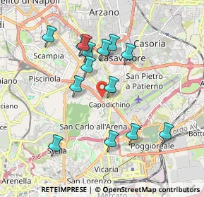 Mappa Via Comunale Vecchia di Miano, 80144 Napoli NA, Italia (1.90857)