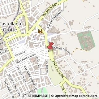 Mappa Piazza Caduti Castellanesi, 8, 70013 Castellana Grotte, Bari (Puglia)