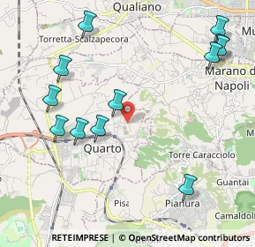 Mappa Via Crocillo, 80010 Napoli NA, Italia (2.64667)