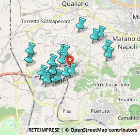 Mappa Via Crocillo, 80010 Napoli NA, Italia (1.6005)