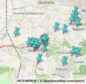 Mappa Via Crocillo, 80010 Napoli NA, Italia (2.037)