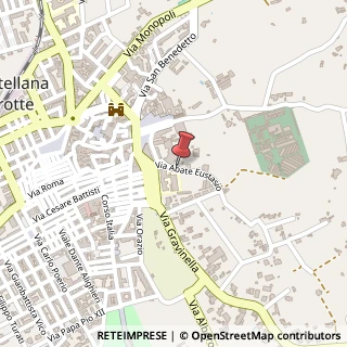 Mappa Via Abate Eustasio, 5, 70013 Castellana Grotte, Bari (Puglia)