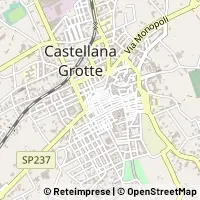 Mapa Castellana Grotte