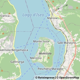Mappa Monte Isola