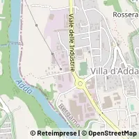 Mapa Villa d'Adda