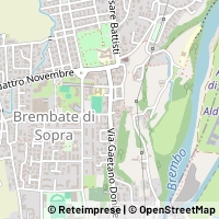 Karte Brembate di Sopra