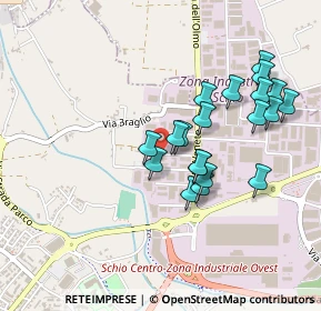 Mappa Via Marche, 36015 Schio VI, Italia (0.421)