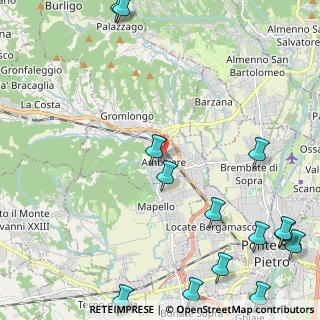 Mappa Via Guglielmo Marconi, 24030 Ambivere BG, Italia (3.30357)
