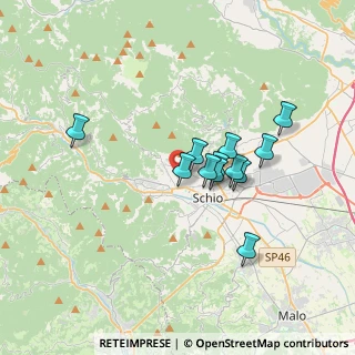 Mappa Via G. Snichelotto, 36015 Schio VI, Italia (2.785)