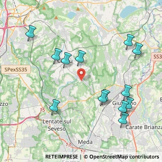 Mappa Via Tiziano, 22063 Cantù CO, Italia (4.65154)