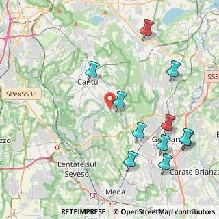 Mappa Via Tiziano, 22063 Cantù CO, Italia (4.78455)
