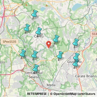 Mappa Via Tiziano, 22063 Cantù CO, Italia (4.24818)