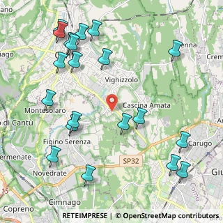 Mappa Via Tiziano, 22063 Cantù CO, Italia (2.591)