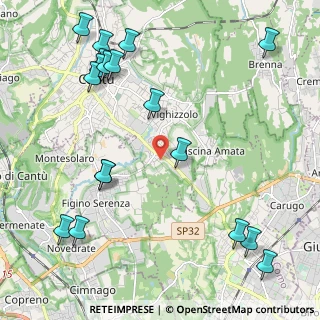 Mappa Via Tiziano, 22063 Cantù CO, Italia (2.74889)