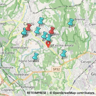Mappa Via Tiziano, 22063 Cantù CO, Italia (1.71273)