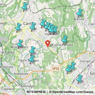 Mappa Via Tiziano, 22063 Cantù CO, Italia (2.365)
