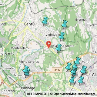 Mappa Via Tiziano, 22063 Cantù CO, Italia (2.88667)