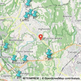 Mappa Via Tiziano, 22063 Cantù CO, Italia (3.20636)