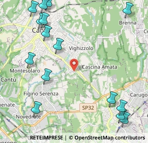 Mappa Via Tiziano, 22063 Cantù CO, Italia (2.95733)