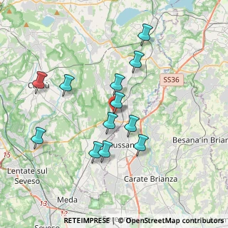 Mappa Via Grigna, 22060 Carugo CO, Italia (3.4975)
