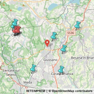 Mappa Via Grigna, 22060 Carugo CO, Italia (5.51917)