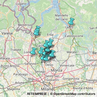 Mappa Via Grigna, 22060 Carugo CO, Italia (8.65125)