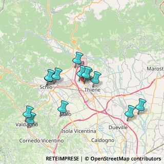 Mappa 36010 Zanè VI, Italia (7.08)