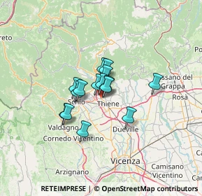 Mappa 36010 Zanè VI, Italia (7.616)