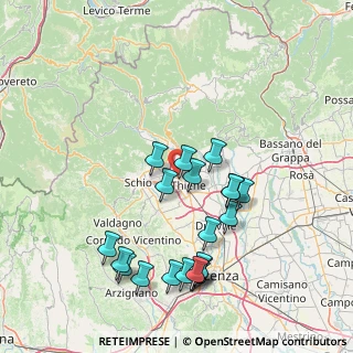 Mappa 36010 Zanè VI, Italia (15.8735)