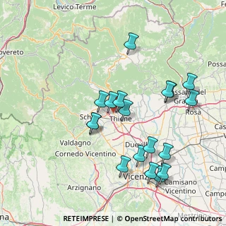 Mappa 36010 Zanè VI, Italia (15.49556)
