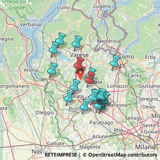 Mappa Via Giosue Carducci, 21040 Carnago VA, Italia (11.7225)