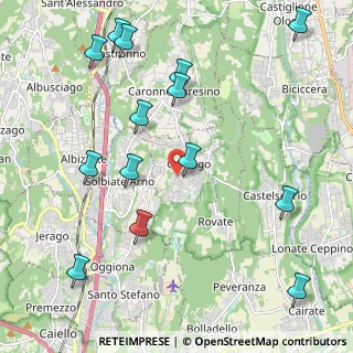 Mappa Via Giosue Carducci, 21040 Carnago VA, Italia (2.54071)