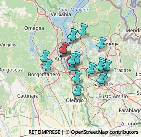 Mappa Galleria Bennet, 28053 Castelletto sopra Ticino NO, Italia (9.8405)