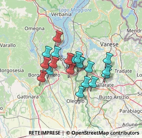 Mappa Via Tripolitania, 28053 Castelletto sopra Ticino NO, Italia (9.329)