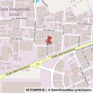 Mappa Via Friuli, 7, 36015 Schio, Vicenza (Veneto)