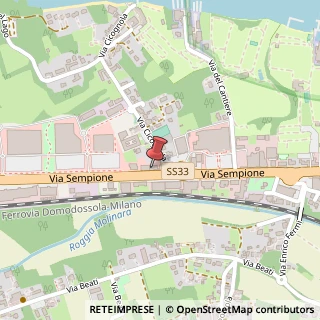 Mappa Via Sempione, 160, 28053 Castelletto sopra Ticino, Novara (Piemonte)