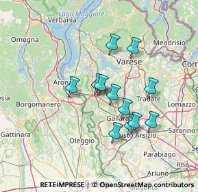 Mappa Via San Eurosia, 21029 Vergiate VA, Italia (11.22083)